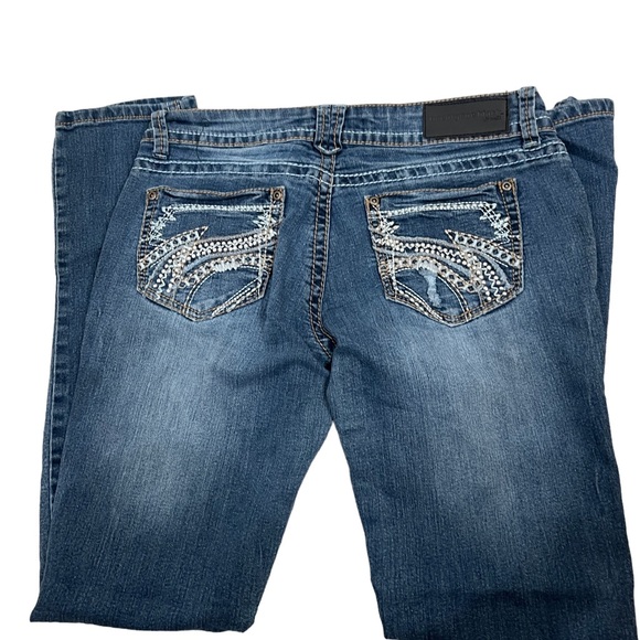 Two pairs of jeans juniors  rue 21 sizes 5/6 R - Picture 6 of 6